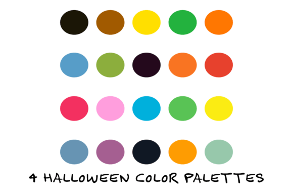 Download 4 Halloween Procreate Palettes - Premium Resources