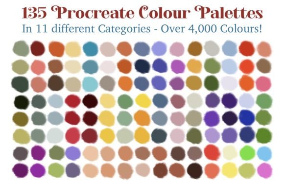 Download 135 Procreate Palettes in 11 Categories - Procreate palettes Collection