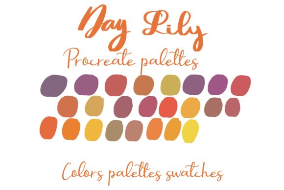Download Day Lily Procreate Palettes - Procreate palettes Collection