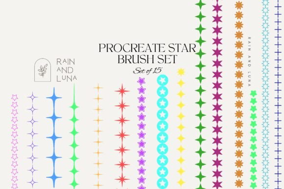 Download ✨ Procreate Star Brush Set - Procreate star brush Collection