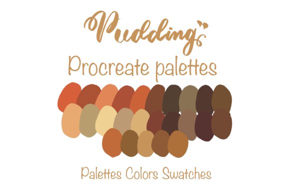 Download Sweet Pudding  Procreate Palettes - Procreate palettes Collection