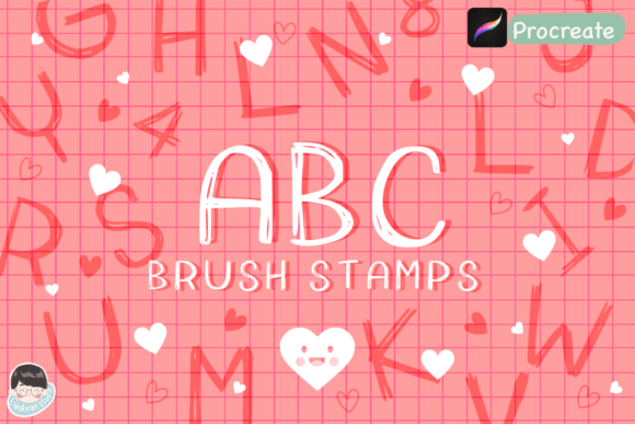 Download ABC Brush Stamps Procreate - Brush stamps Collection