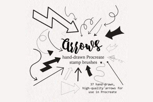 Download Arrow Procreate Brush Stamps - Brush stamps Collection