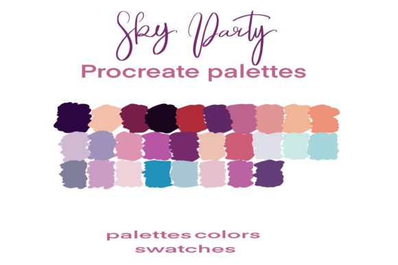 Download Sky Party Procreate Palettes - Premium Resources