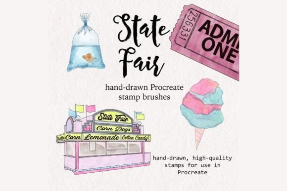 Download Procreate State Fair Brush Stamps - Brush stamps Collection