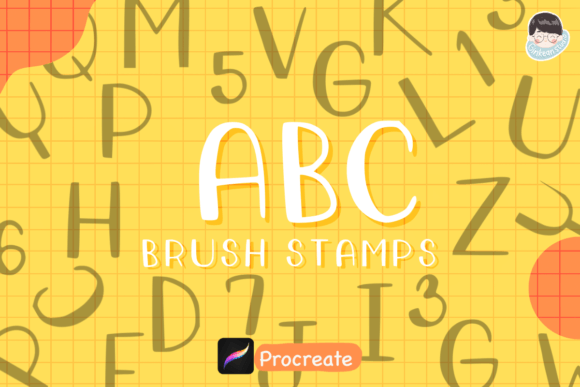 Download 36 Alphabet Brush Stamps Procreate - Brush stamps Collection