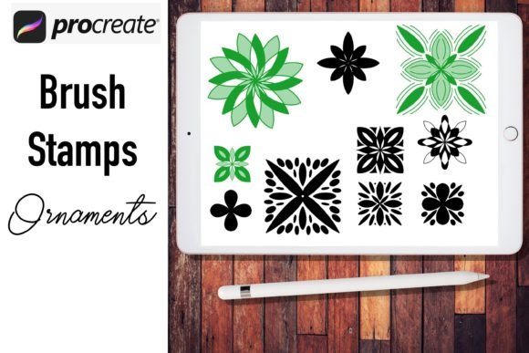 Download Procreate Brush Stamps Ornaments - Brush stamps Collection