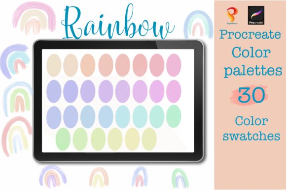 Download Procreate Palettes Color| Rainbow Color - Procreate palettes Collection